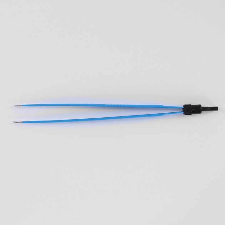 Pinza Bipolar Recta 20 cm 1mm